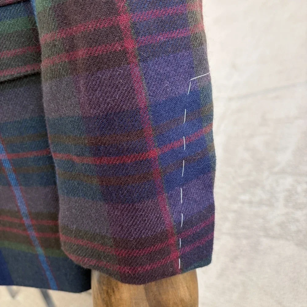 Ralph Lauren Purple Label Kent Hand Tailored Jacket Men 42R Wool Plaid NWT $2500